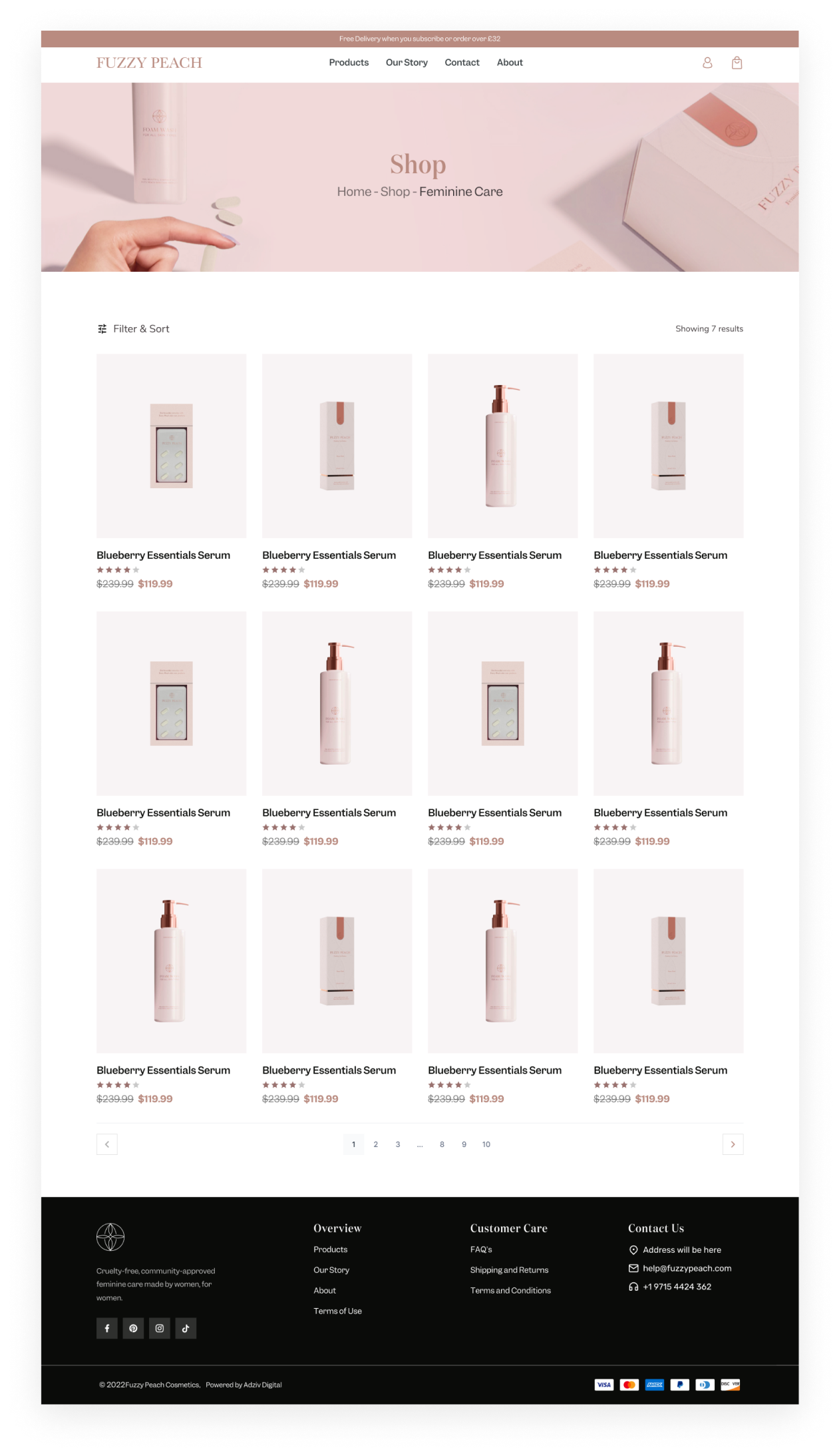 Fuzzy peach Adziv Digital